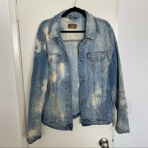 ASOS bleach denim jacket